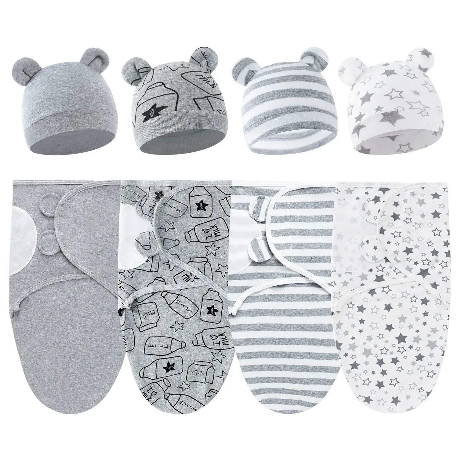 Baby Swaddle Wrap Weiche Kokon Baby Decken Neugeborene Wickelpackung warme Baumwollbaby Bettwäsche Decke