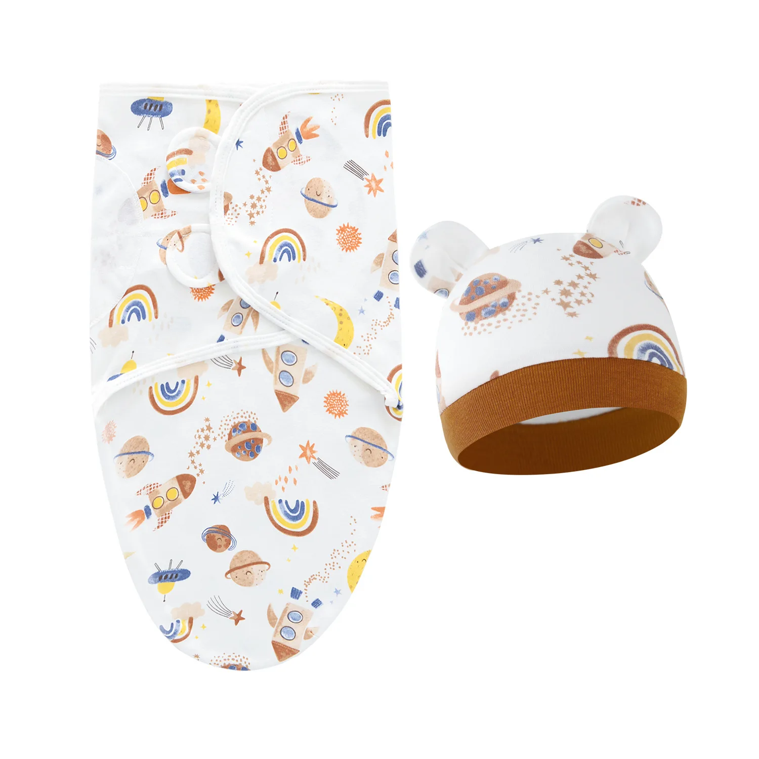 Baby Swaddle Wrap Weiche Kokon Baby Decken Neugeborene Wickelpackung warme Baumwollbaby Bettwäsche Decke