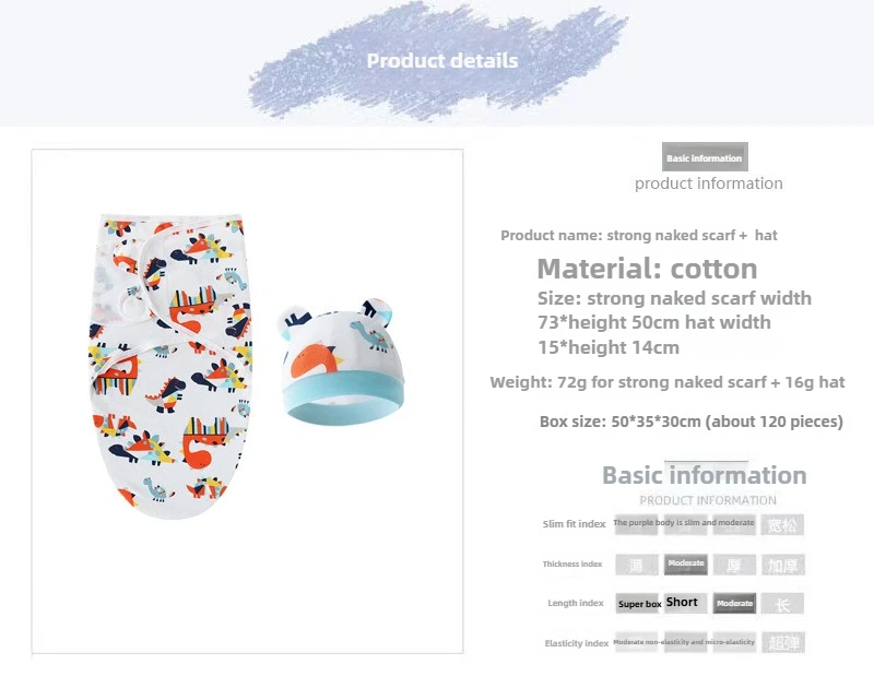 Baby Swaddle Wrap Weiche Kokon Baby Decken Neugeborene Wickelpackung warme Baumwollbaby Bettwäsche Decke