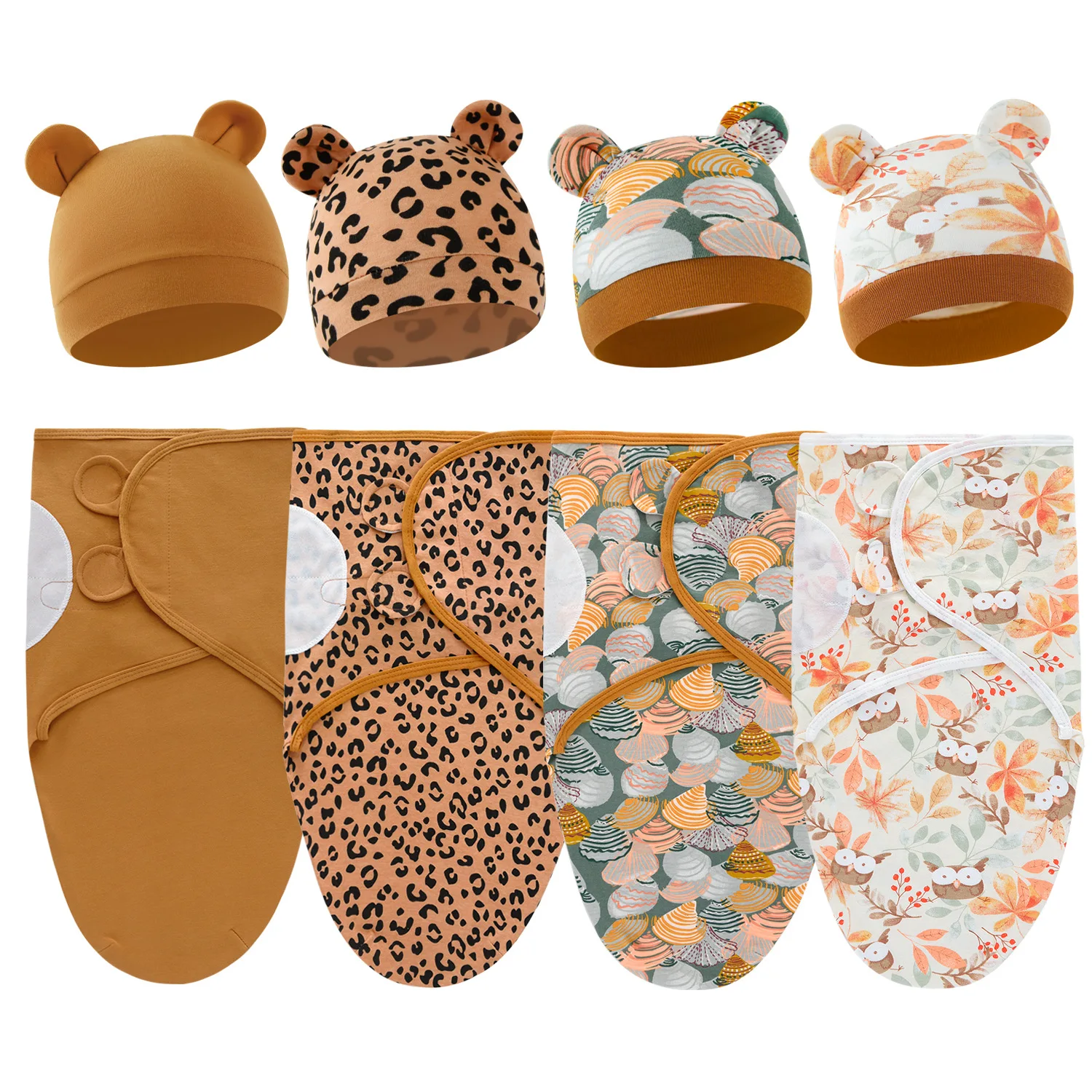 Baby Swaddle Wrap Weiche Kokon Baby Decken Neugeborene Wickelpackung warme Baumwollbaby Bettwäsche Decke